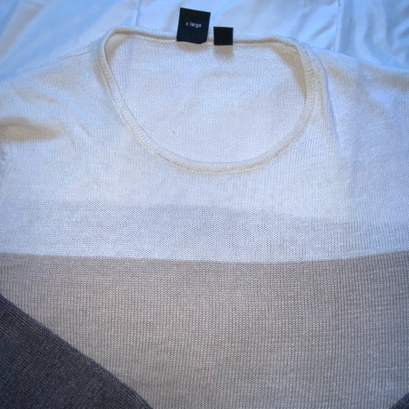Strellson, sweater, very cool, cotton and linen blend size XL pit to pit 24” - Picture 7 of 9